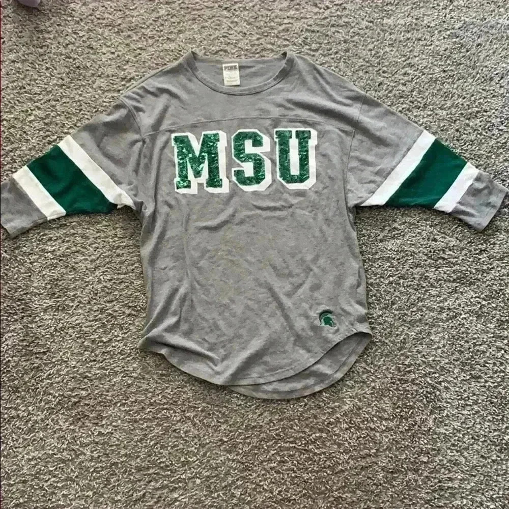 Pink Michigan State jersey shirt - Size XS